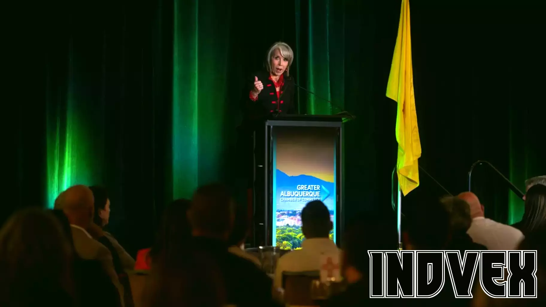 Governor Lujan Grisham Addresses Crime and Homelessness at Albuquerque Luncheon